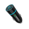 Mini Fast Car Charger USB A/C Port